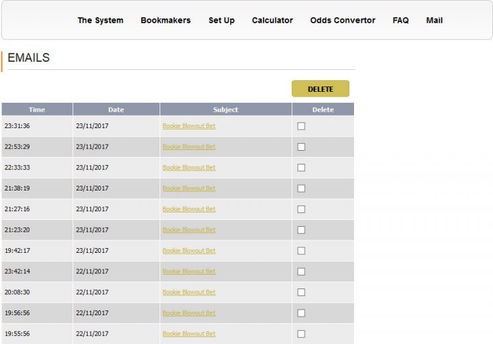 Bookie Blowout — Screenshot — Membership Site (2) Bookie Blowout — Screenshot — Membership Site (2)