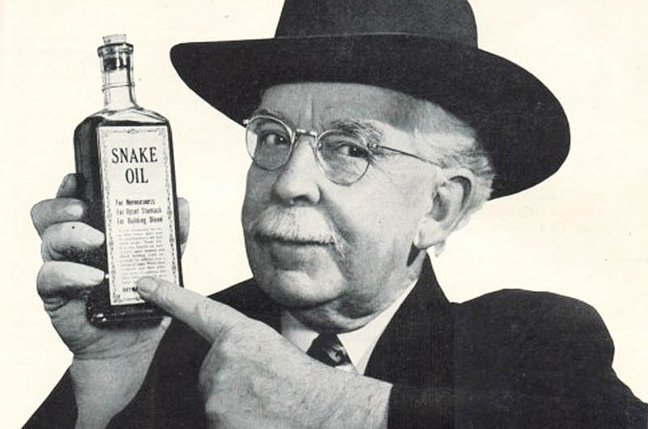 snake oil salesman