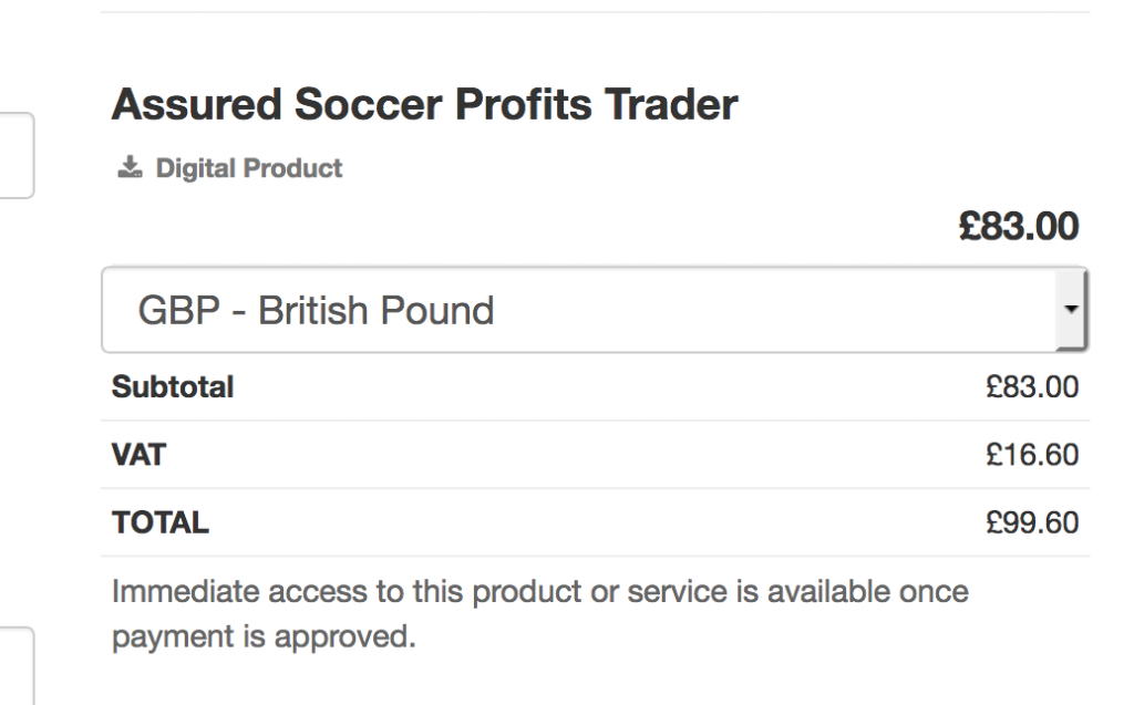 Assured Soccer Profits review cost